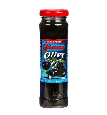 Černé olivy bez pecky 140g 